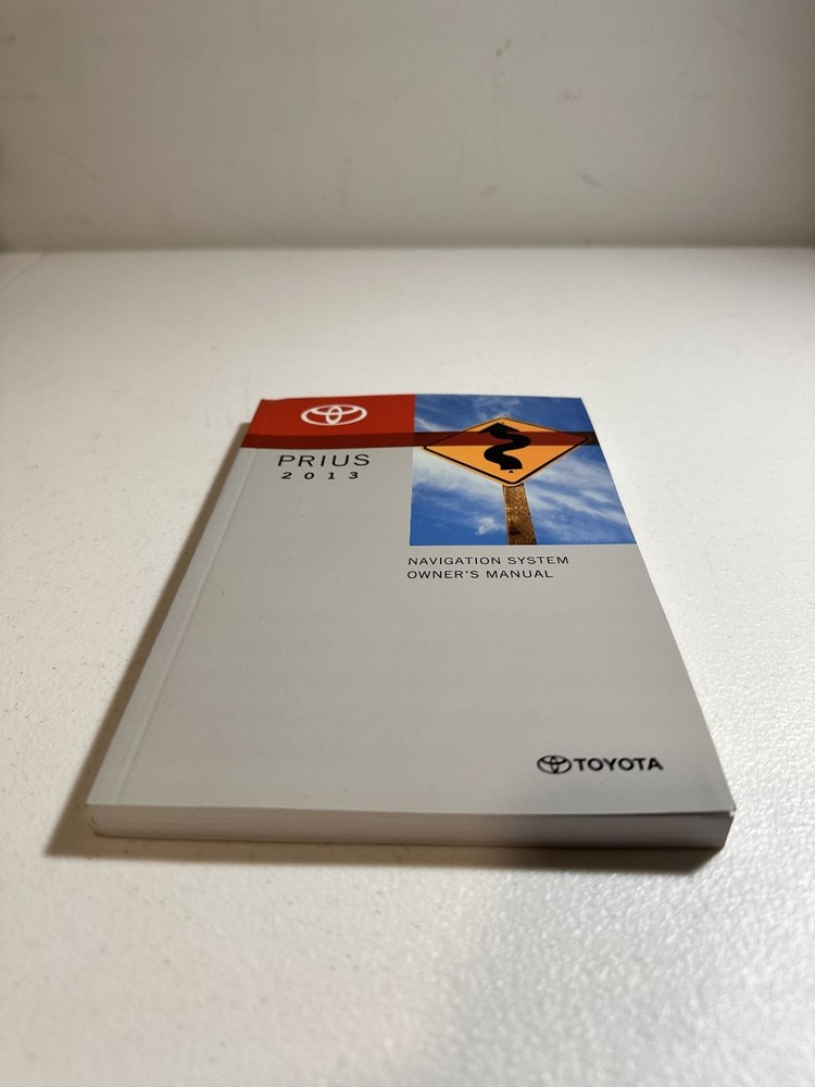 Prius Navigation System Owner's Manual Toyota 2013