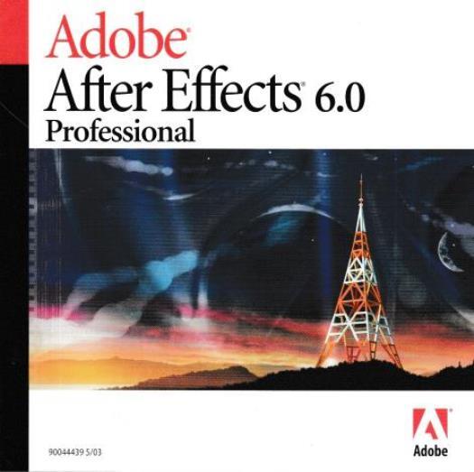 After Effects 6.0 Professional MAC CD add pro video graphics visual extras tool
