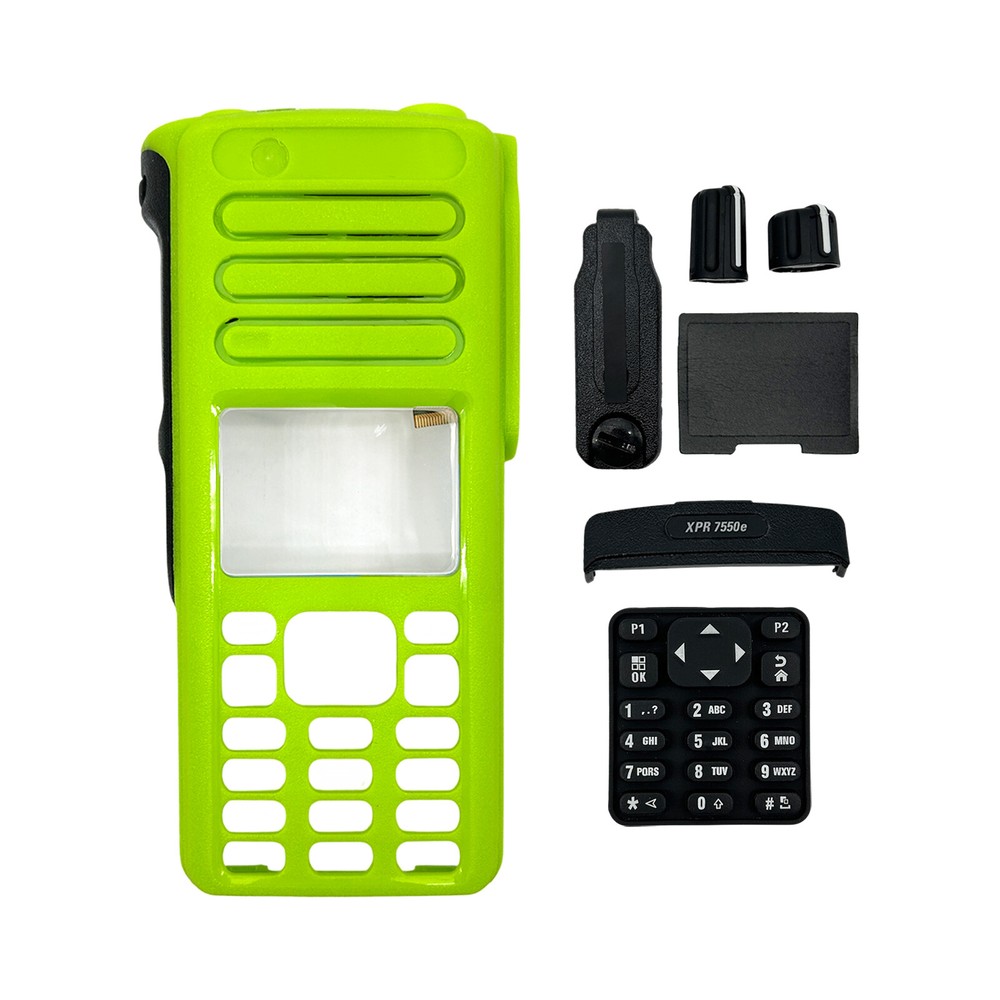 Green Replacement Front Housing Case With Speaker For XPR7550e Two Way Radios