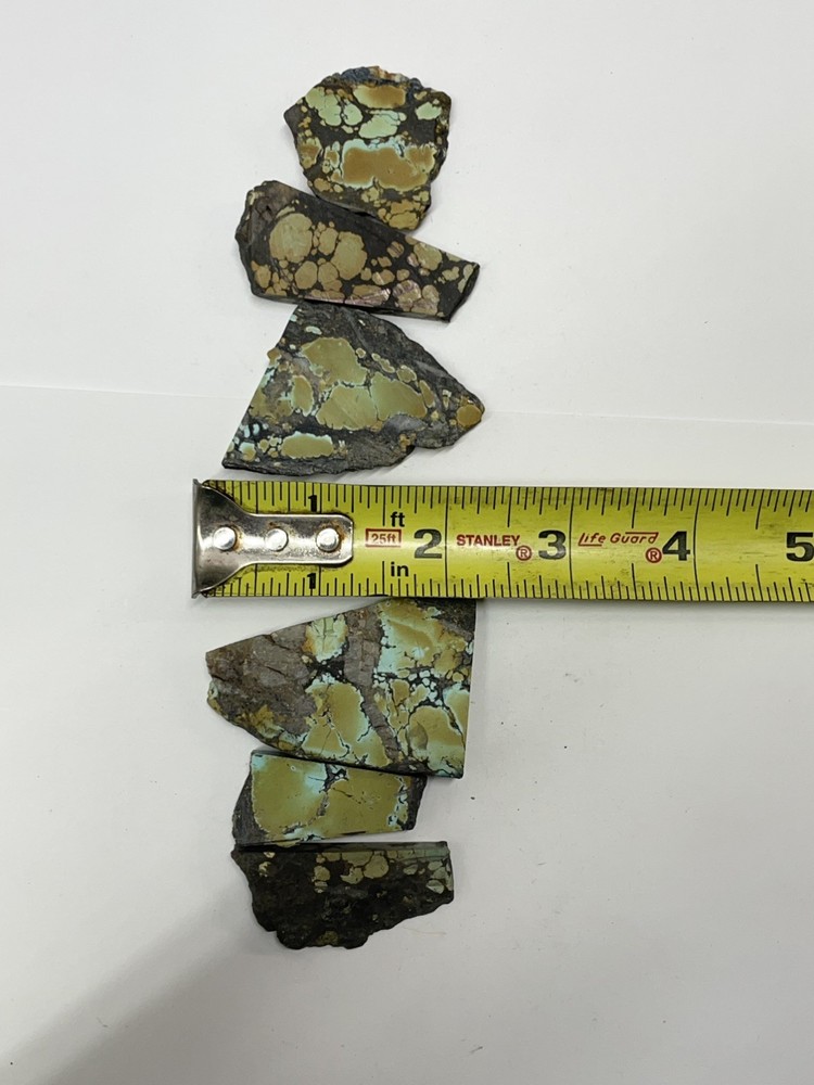Natural Hubei Turquoise Rough Slabs 3.8 oz