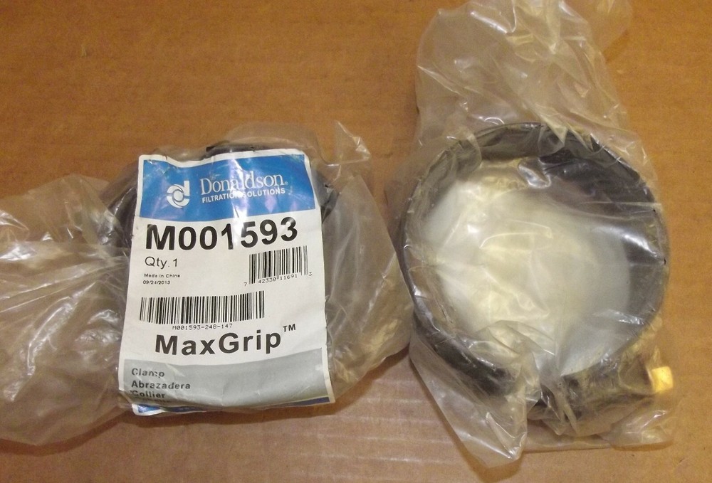 M001593 Donaldson Bent Bolt Clamp Quantity of 2