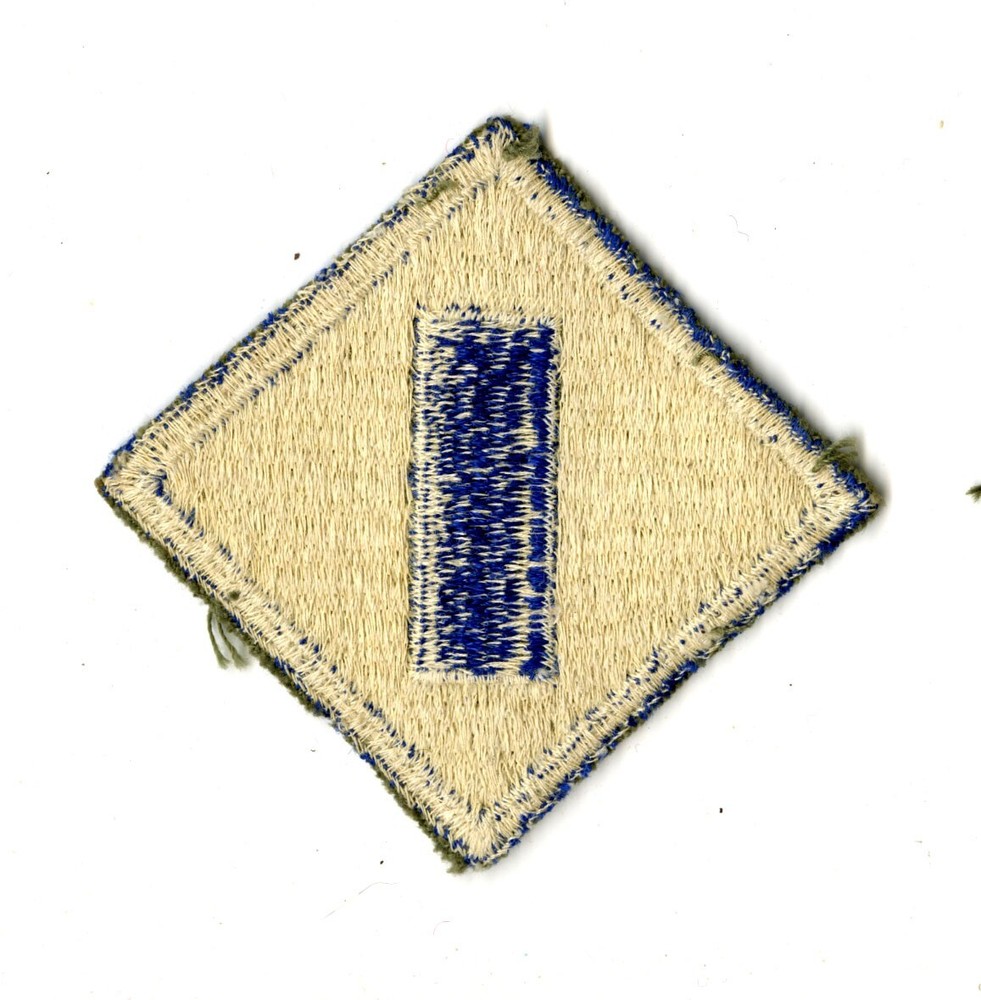 1st Service Command White Back Patch WWII Vintage New England