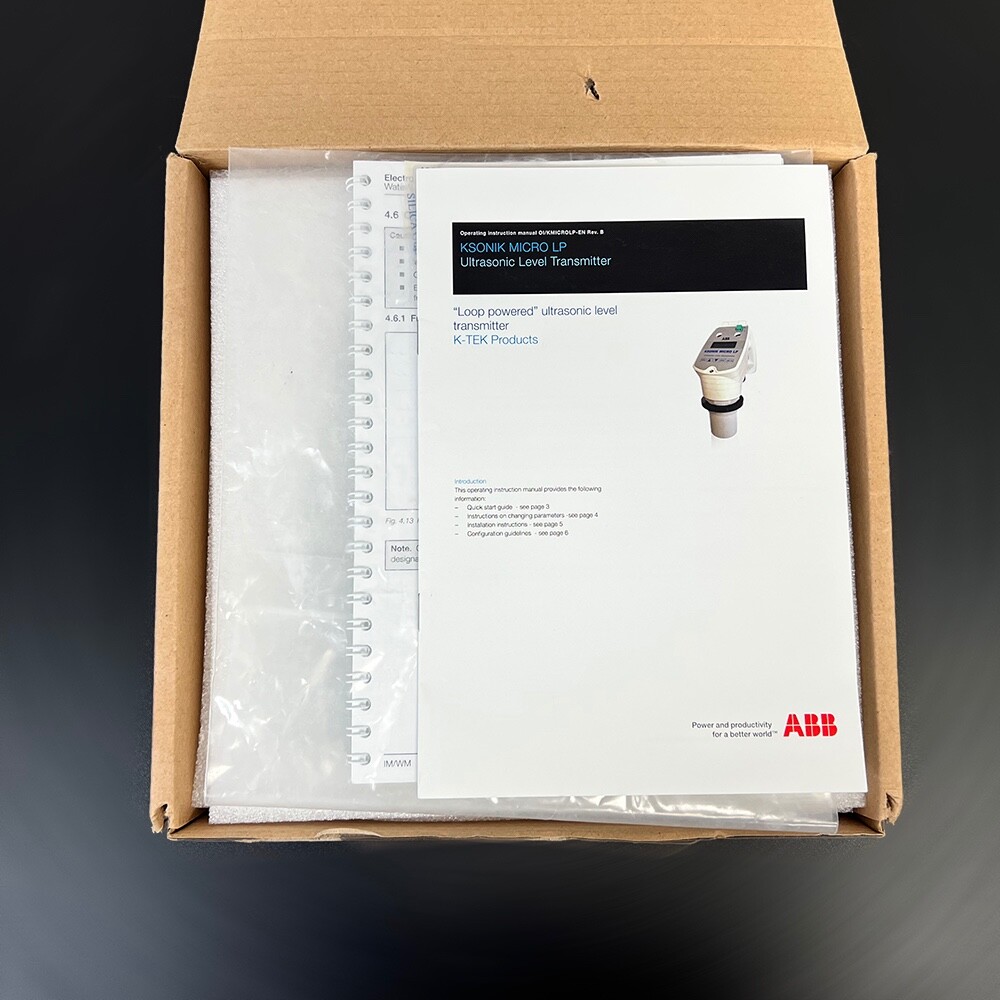 ABB KSONIK MICRO LP, Ultrasonic Level Transmitter and Level Switch, KMICRO K-TEK