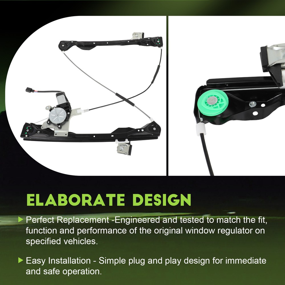 For 2008-2010 Ford Focus Front Driver Power Window Regulator with Motor