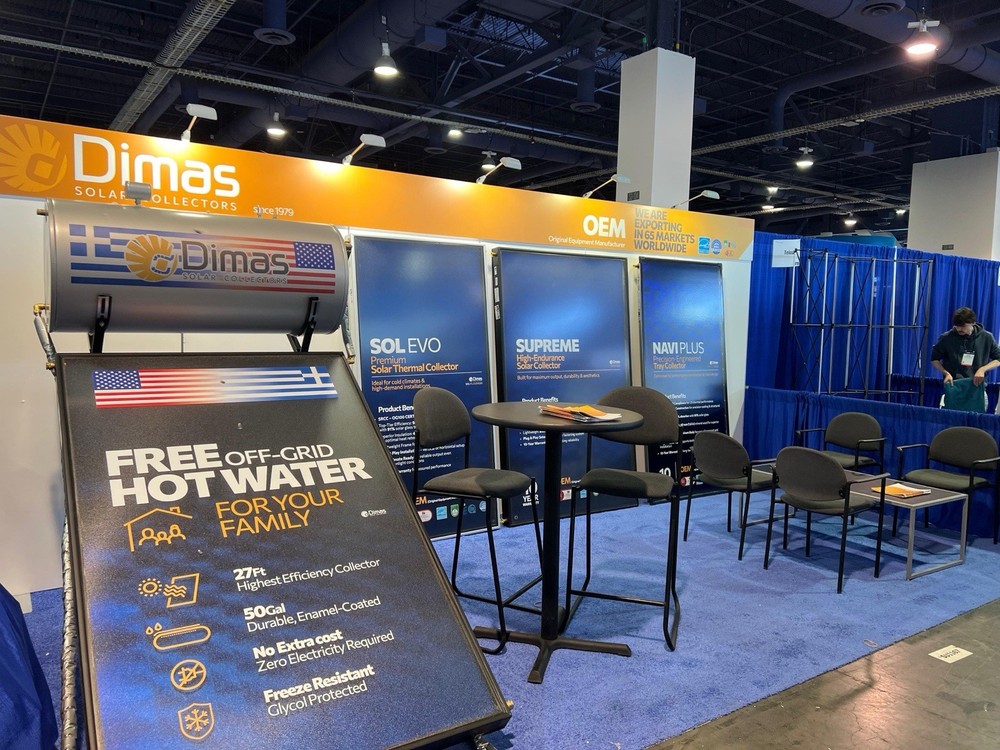 Dimas T50 Solar Water Heater 50Gal Complete Kit | 10Yr Warranty | FREE Shipping