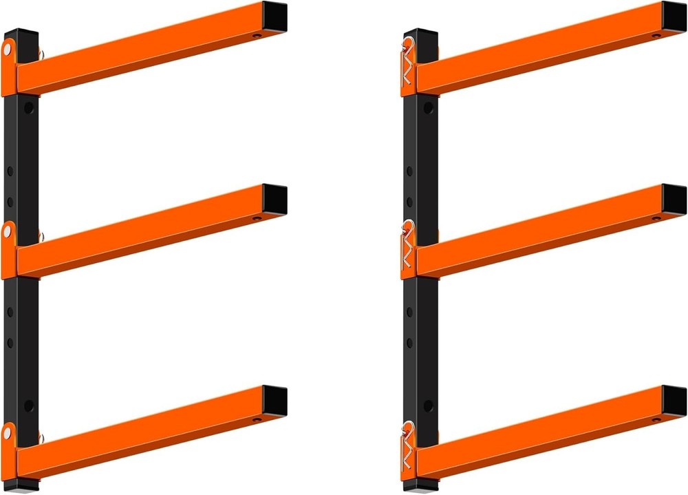 Scratch Resistant Heavy Duty Lumber Storage Rack, 330 lbs Capacity, 4 Pack