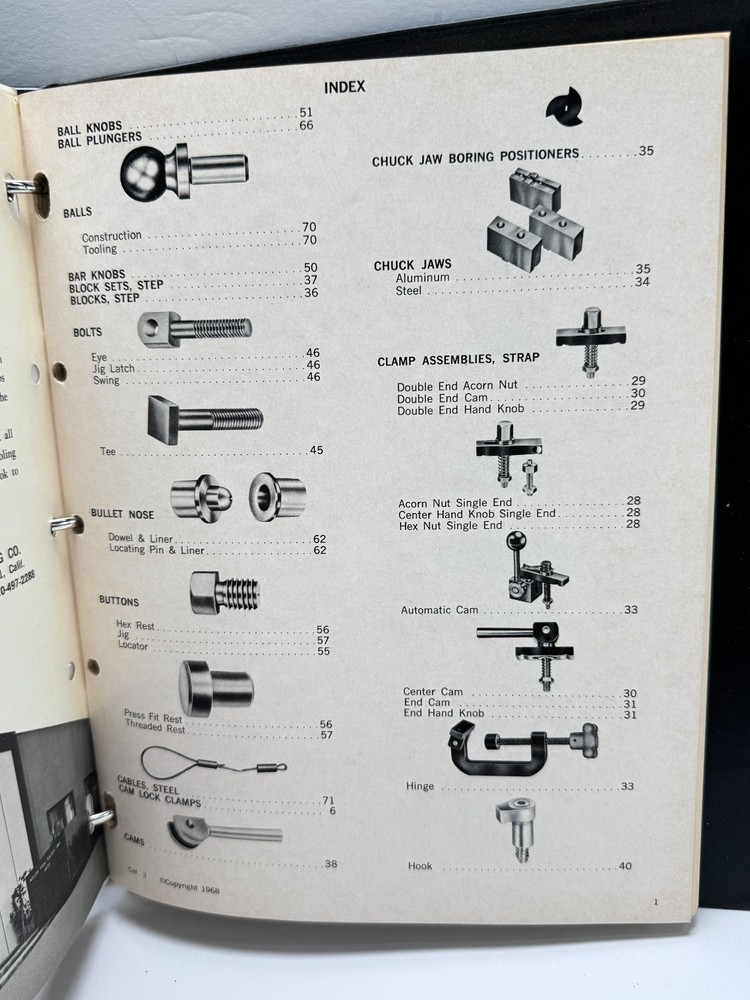 Tools Catalog Hardware Welsh Drill Bushings co catalog 1968 binder tooling