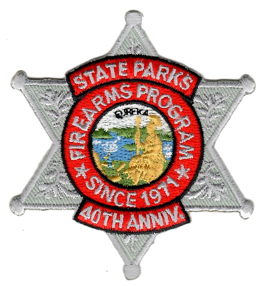California State Parks - Firearms Program 40th Anniversary Patch - 2011