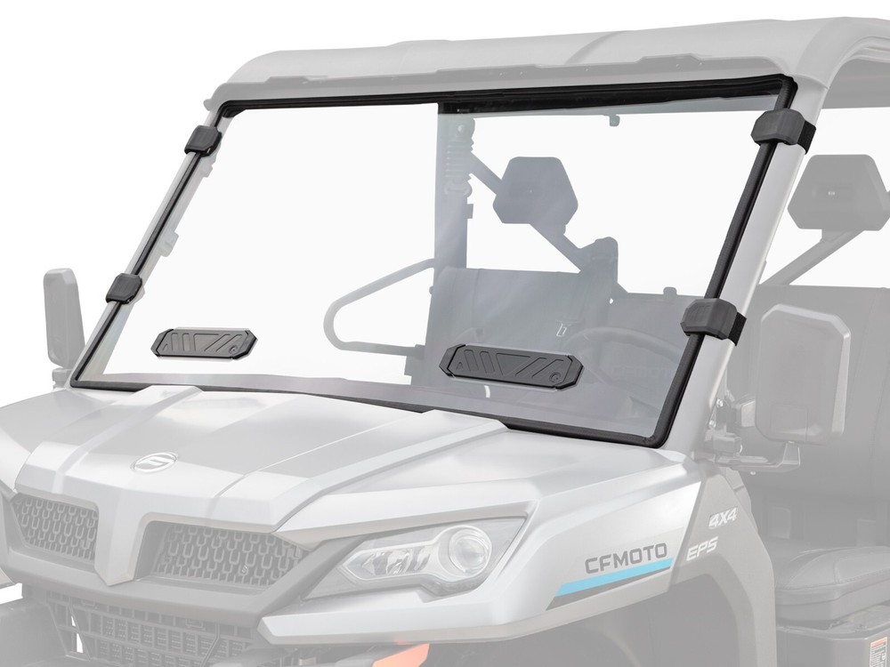 SuperATV Clear Scratch Resistant Full Vented Windshield CFMOTO UForce