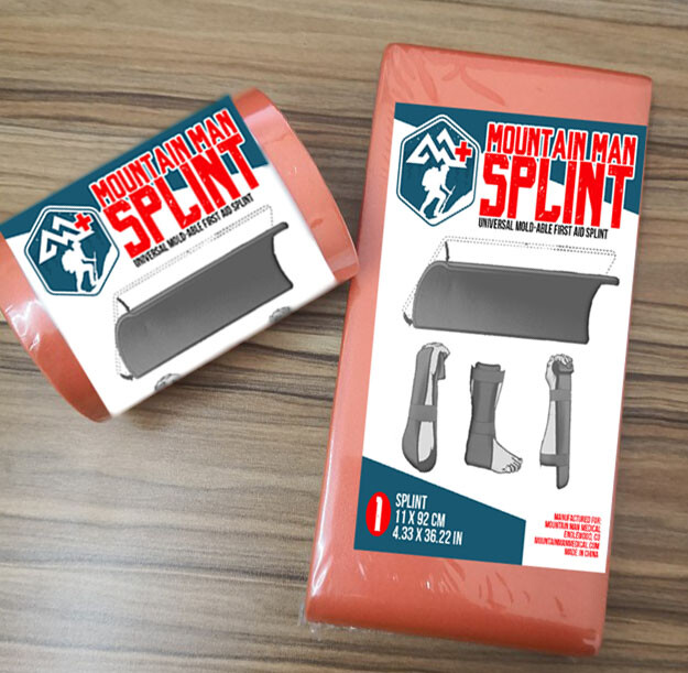 Mountain Man Splint – Mold-able First Aid Splint - Flat Folded