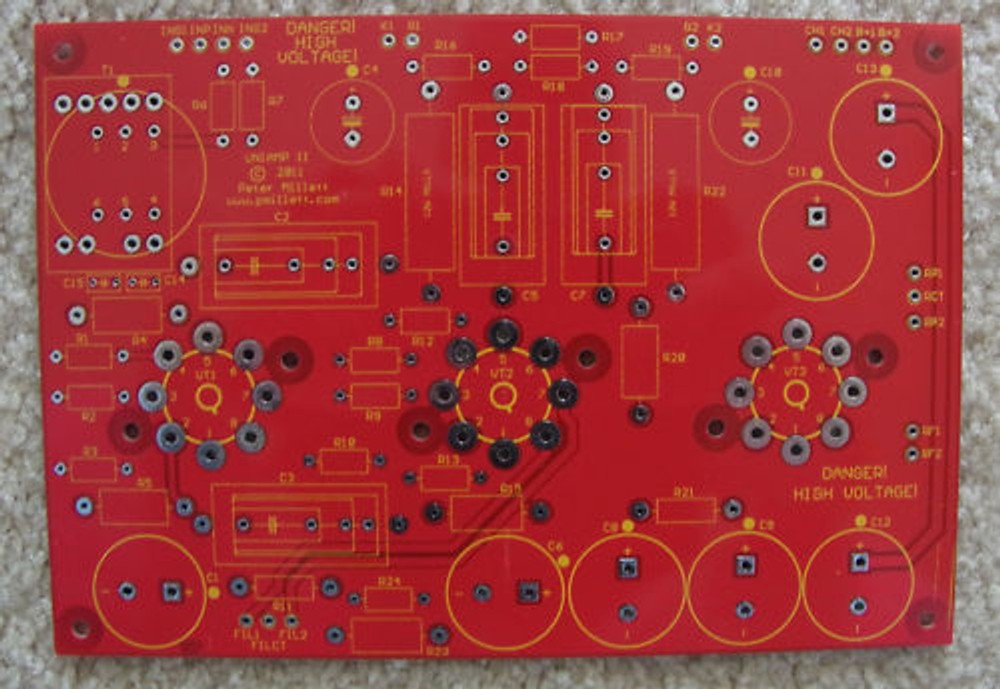 2X DIY PCB - Universal push-pull power amp board