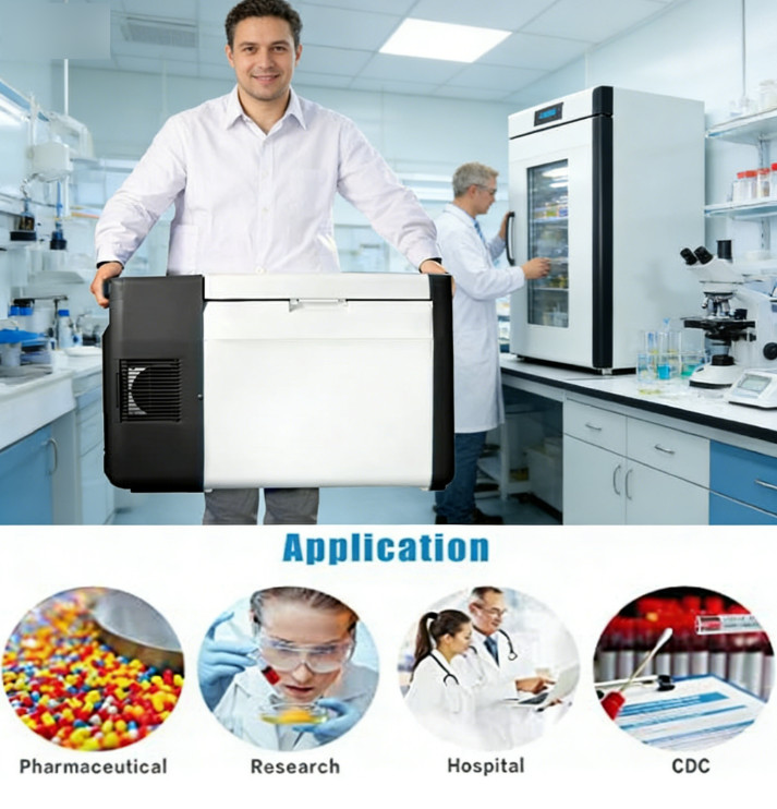-86°C Ultra-Low Temperature Freezer Lab Cold Storage Refrigerator