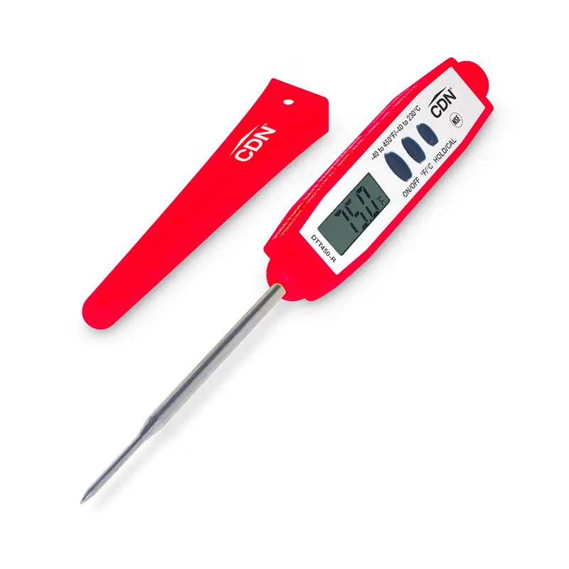 CDN DTT450-R ProAccurate Thin Tip Thermometer w/ 6 Second Response