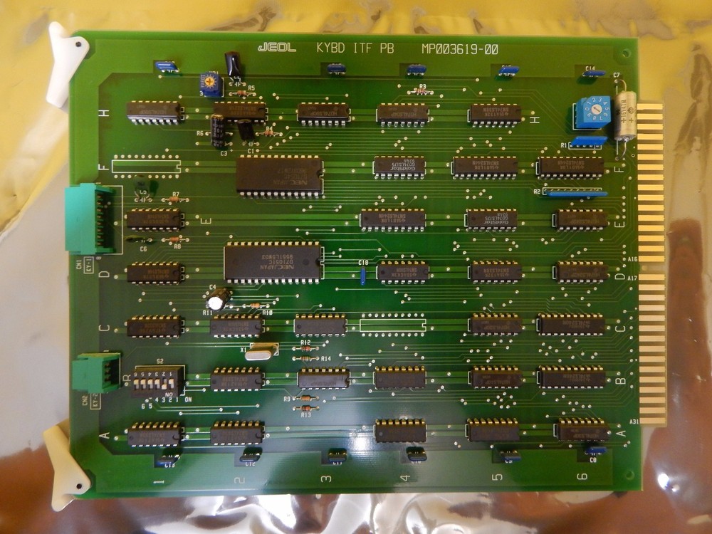 JEOL MP003619-00 KYBD ITF PB Interface Board PCB Card JEM-2010F Working