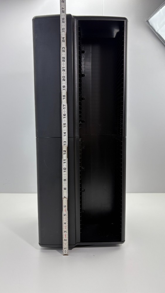 Laserline 200 CD Spinner Rack Tower 27" Tall Rotating Disc Spinning Carousel