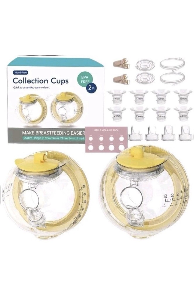 Pump Mom Hands Free Collection Cups 2 PC