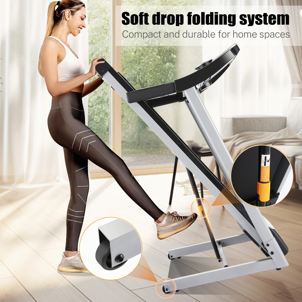 👟Electric Motorized Treadmill 3.25HP Folding Running Machine with Incline 👟