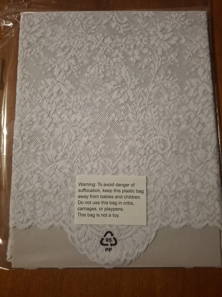 Heritage Lace FLORET 16" Valance WHITE