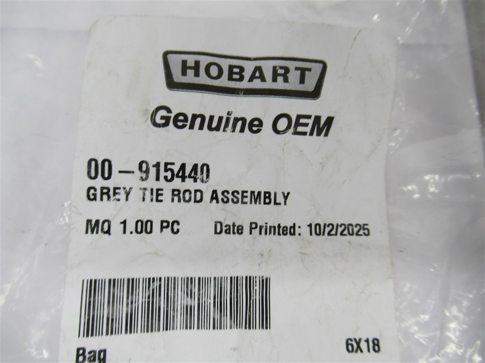 Hobart 00-915440 , Tie Rod Assembly , Grey