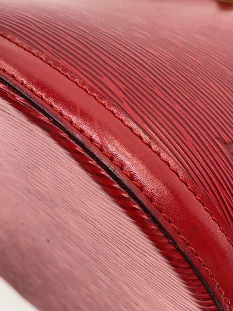 LOUIS VUITTON Shoulder Bag Cluny Epi M52257 Leather Red Used