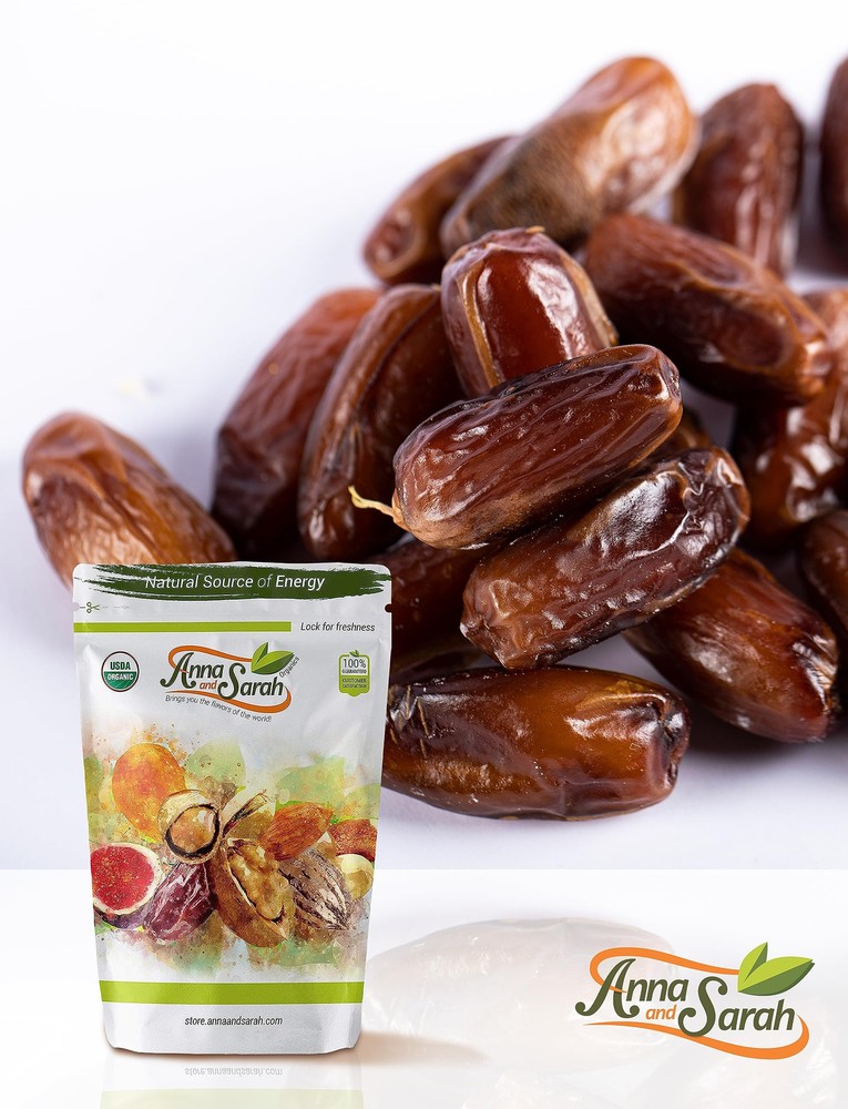 Fancy Medjool Dates in Resealable Bag, 1 Lb