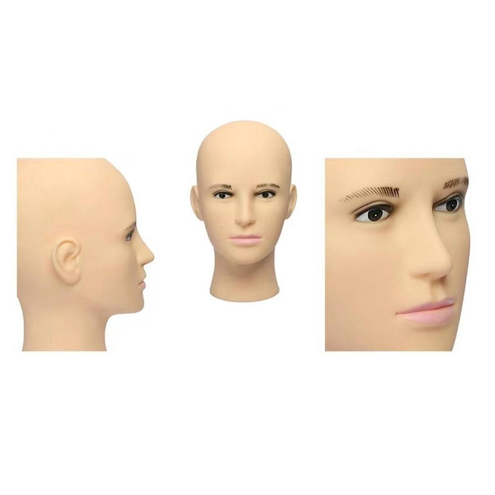Bald Mannequin Head Wig Display Head Wig Holder