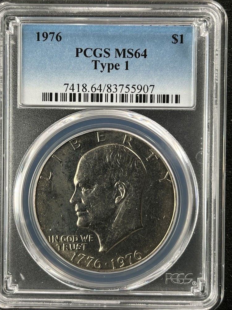 1976  $1 Type 1 Eisenhower Dollar PCGS MS64   83755907