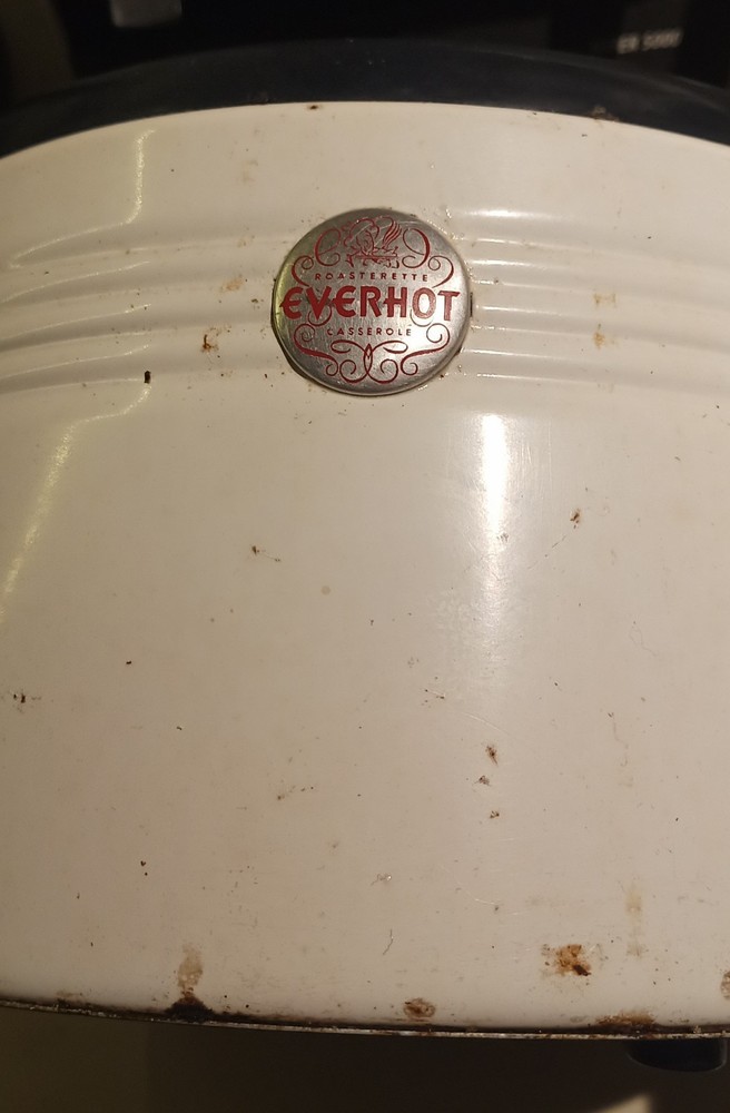 Vintage Roasterette Everhot Casserole Model 858 / Three Quart