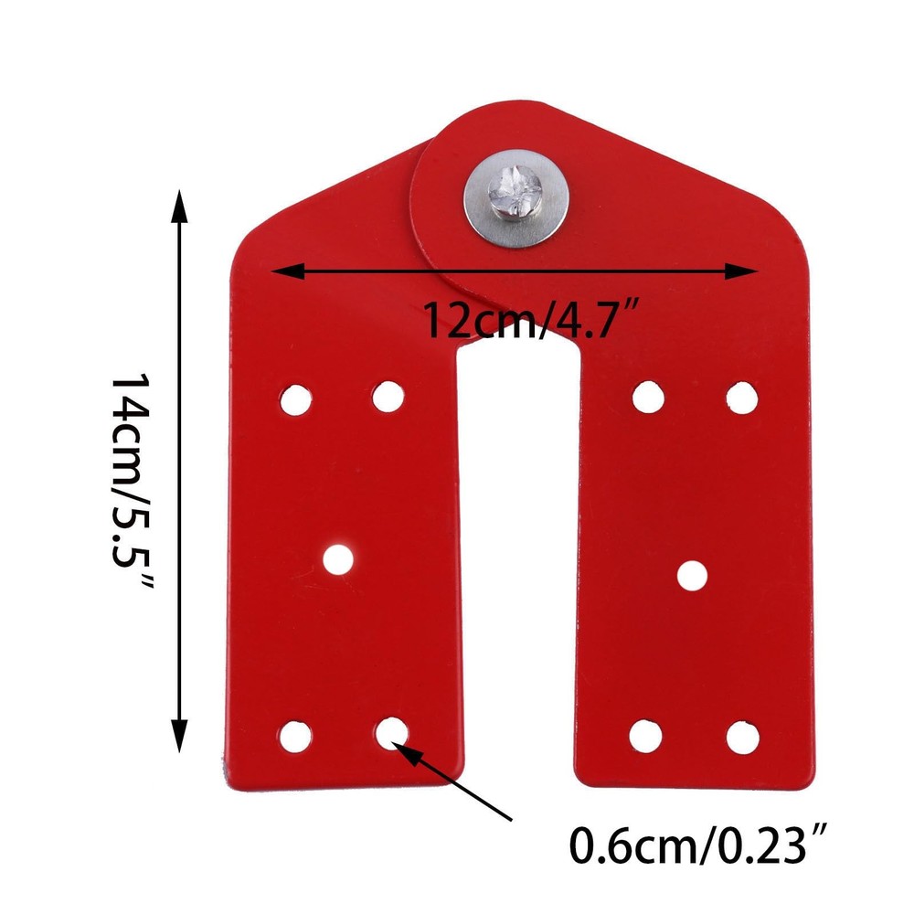 2Pcs Attic Ladder Hinge Pull Down Stair Parts Replacement Kit...
