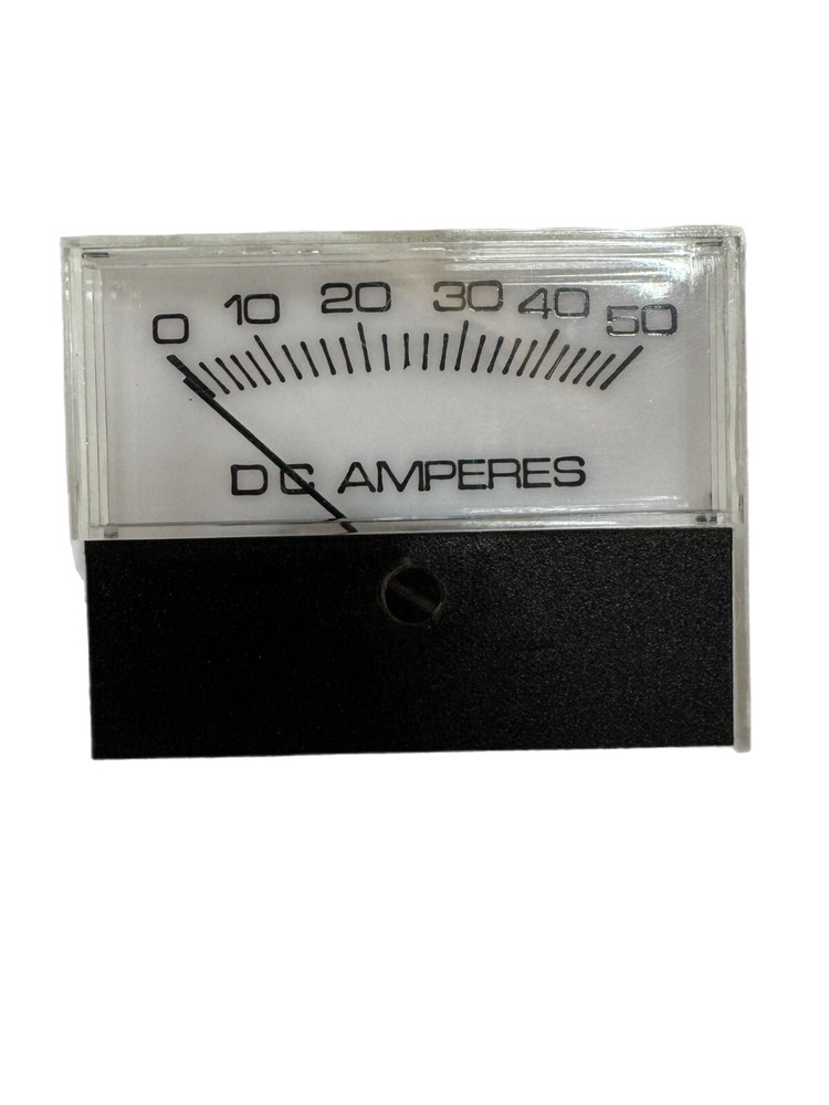 Boat / Marine White 0-50 DC AMP Meter (Small)