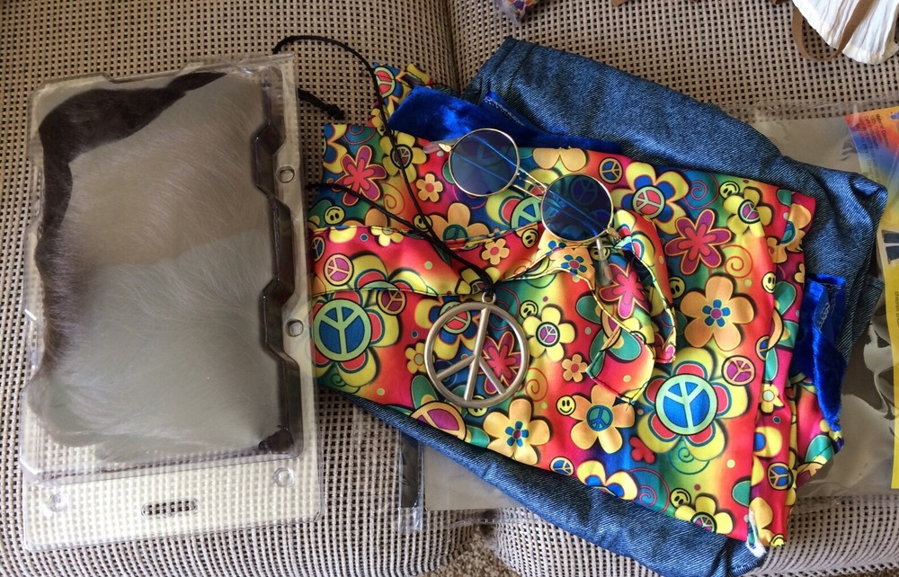 Men’s Generation Hippy Dude Costume With Extras
