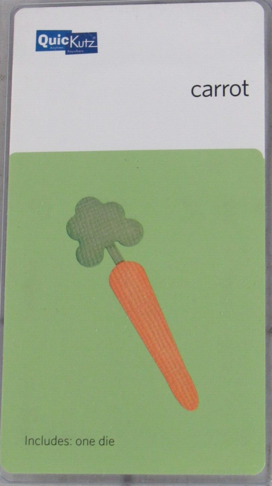 QuicKutz Carrot 2x2, 1 Cutting Die Set RS-0658