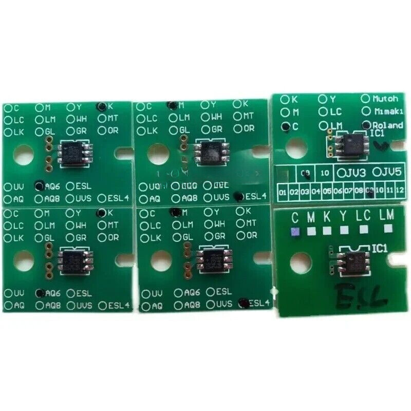 1Set 440ML MAX MAX2 MAX3Permanent Chip Compatible For Roland ECO-SOL ESL3 4 5