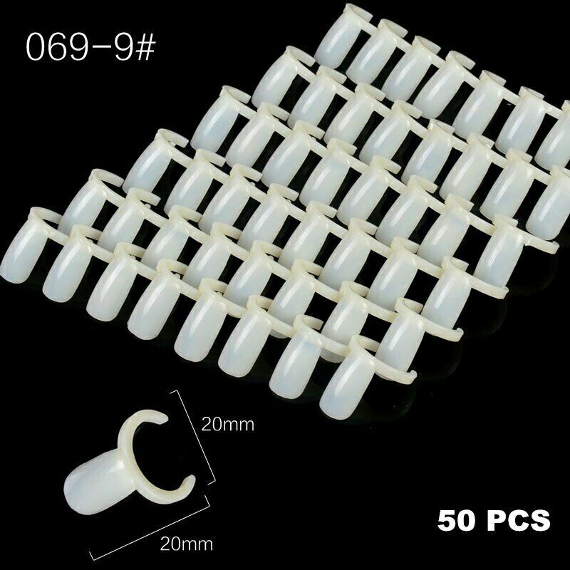 Nail Polish Practice Display Chart False Nail Art Tips Sticks/Rings - Jargod