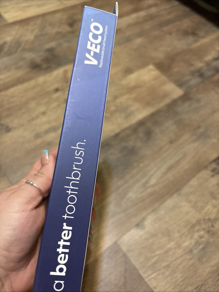 V-Eco Toothbrush 2Replaceable Brush Head System New Sealed
