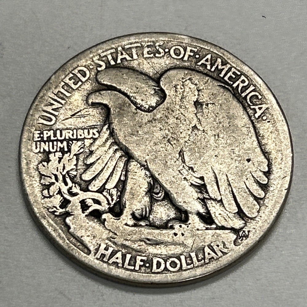 1916-S Walking Liberty Half Dollar.
