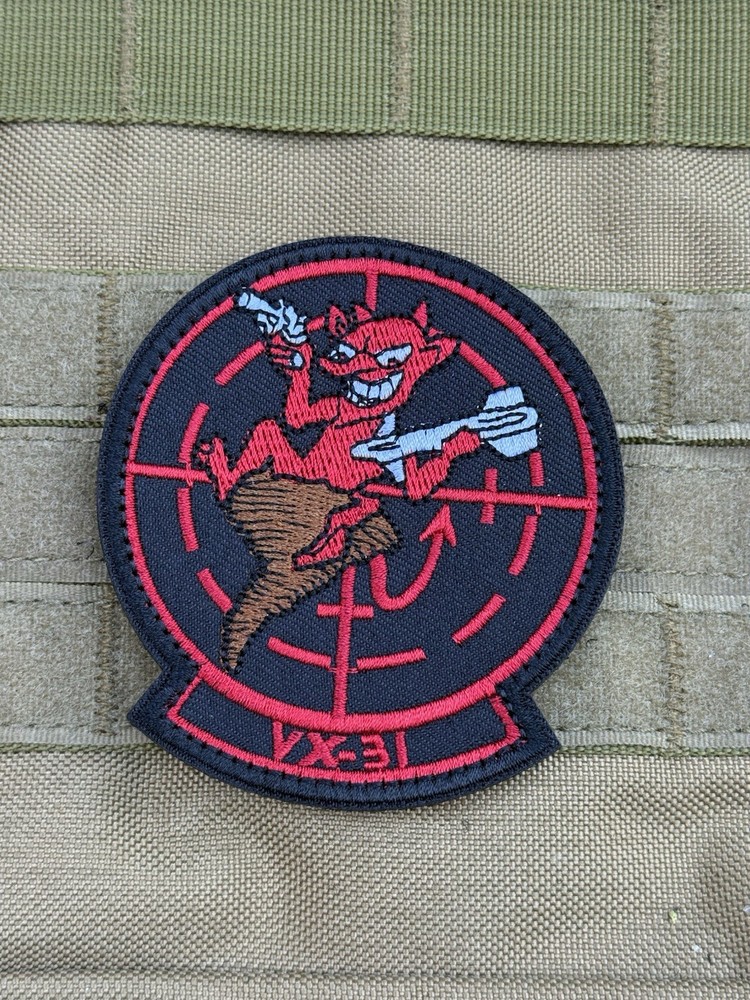 VX-31 DUST DEVILS Flight Test TOP GUN Maverick Movie Squadron Navy Jacket Patch