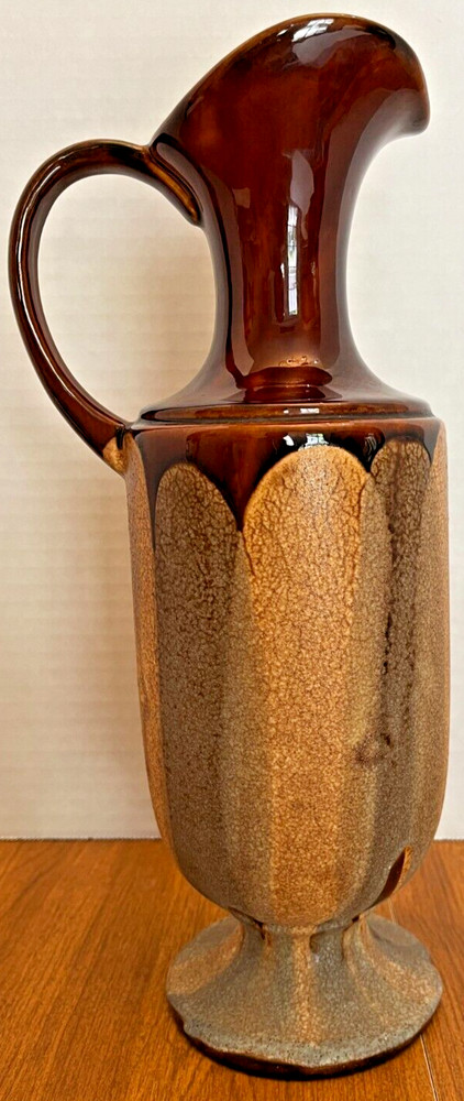 pitcher Royal Haeger Drip Glaze Brown Pitcher
