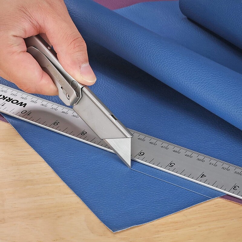 WORKPRO 3-Pack Folding Utility Knife Set EDC Knife Quick Change Blade Pocket