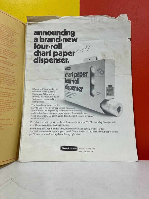 Beckman 92664 Recorder Owner's Guide