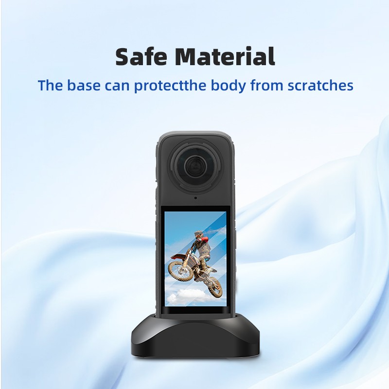 Silicone Stand Base Solid Foundation For Insta360 X4 Action Camera Accessories