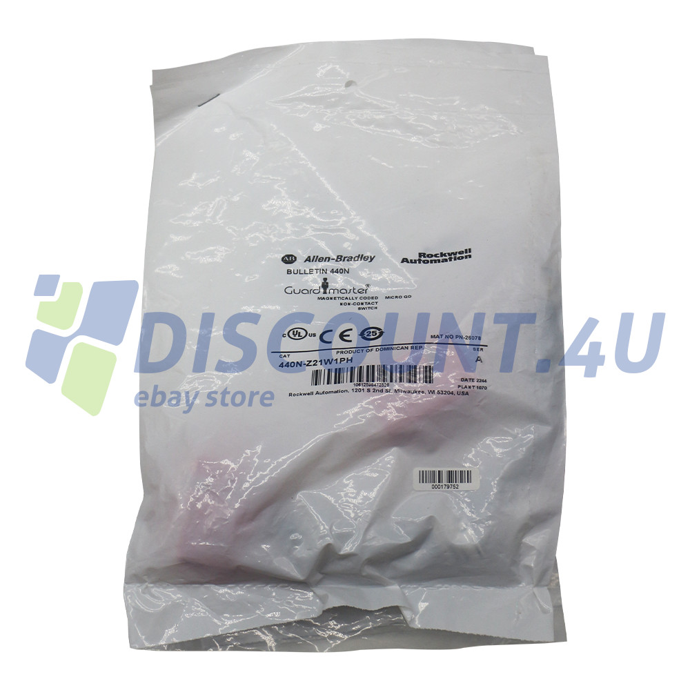 New Sealed 440N-Z21W1PH Allen Bradley Guardmaster 440N Non Contact Switch SER A