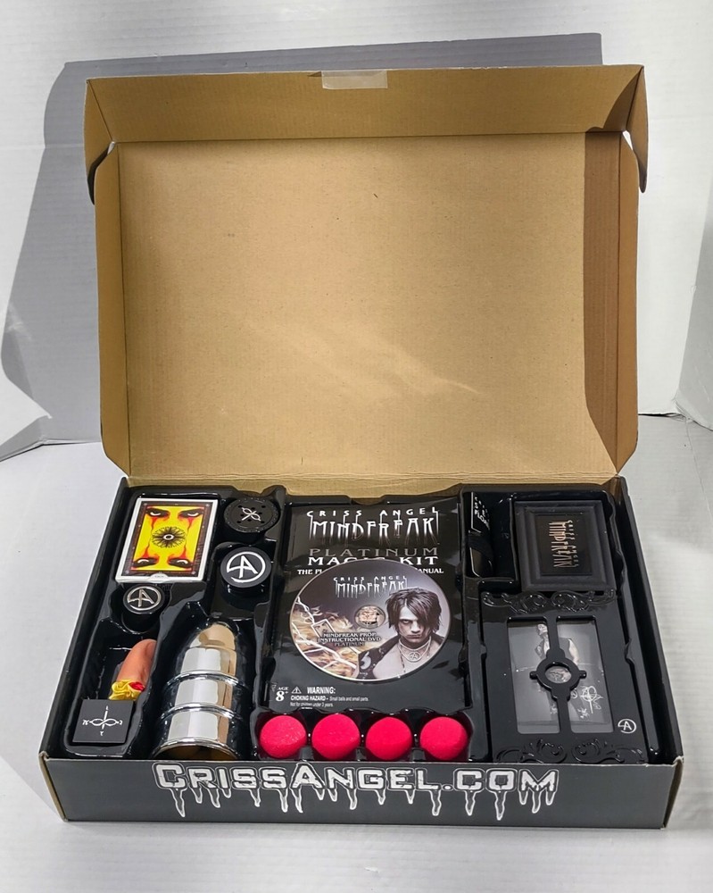 Criss Angel Mindfreak Platinum Magic Kit open box