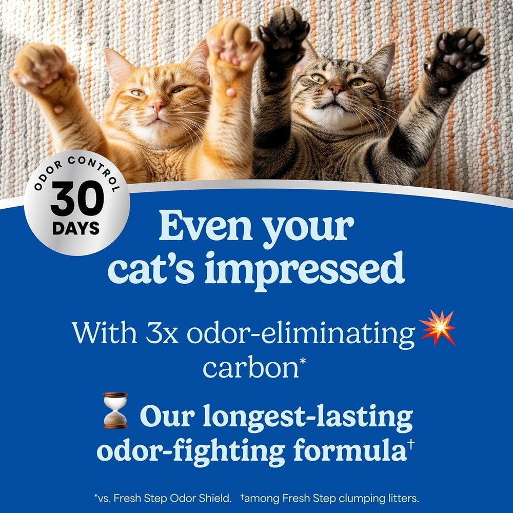 Clumping Cat Litter Heavy Duty Odor Control Multi Cat