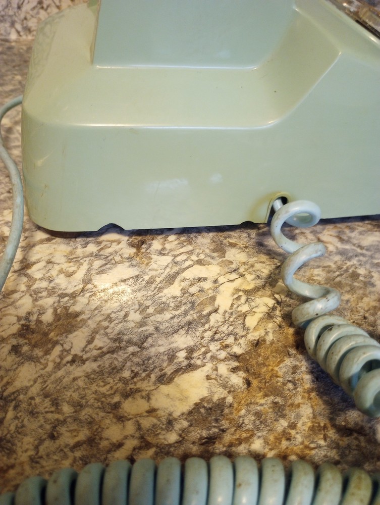 BLUE WESTERN ELECTRIC BELL ROTARY PHONE UNTESTED