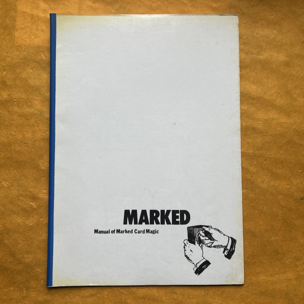 MARKED, Manual of Card Magic, 1982, Martin Breese