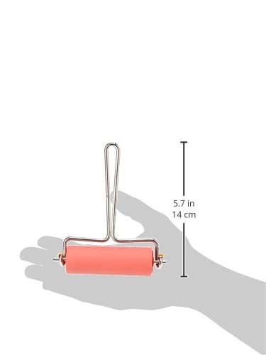 Inkssentials Inky Roller Brayer 3.3125 Inch Medium Ink Applicator Tool