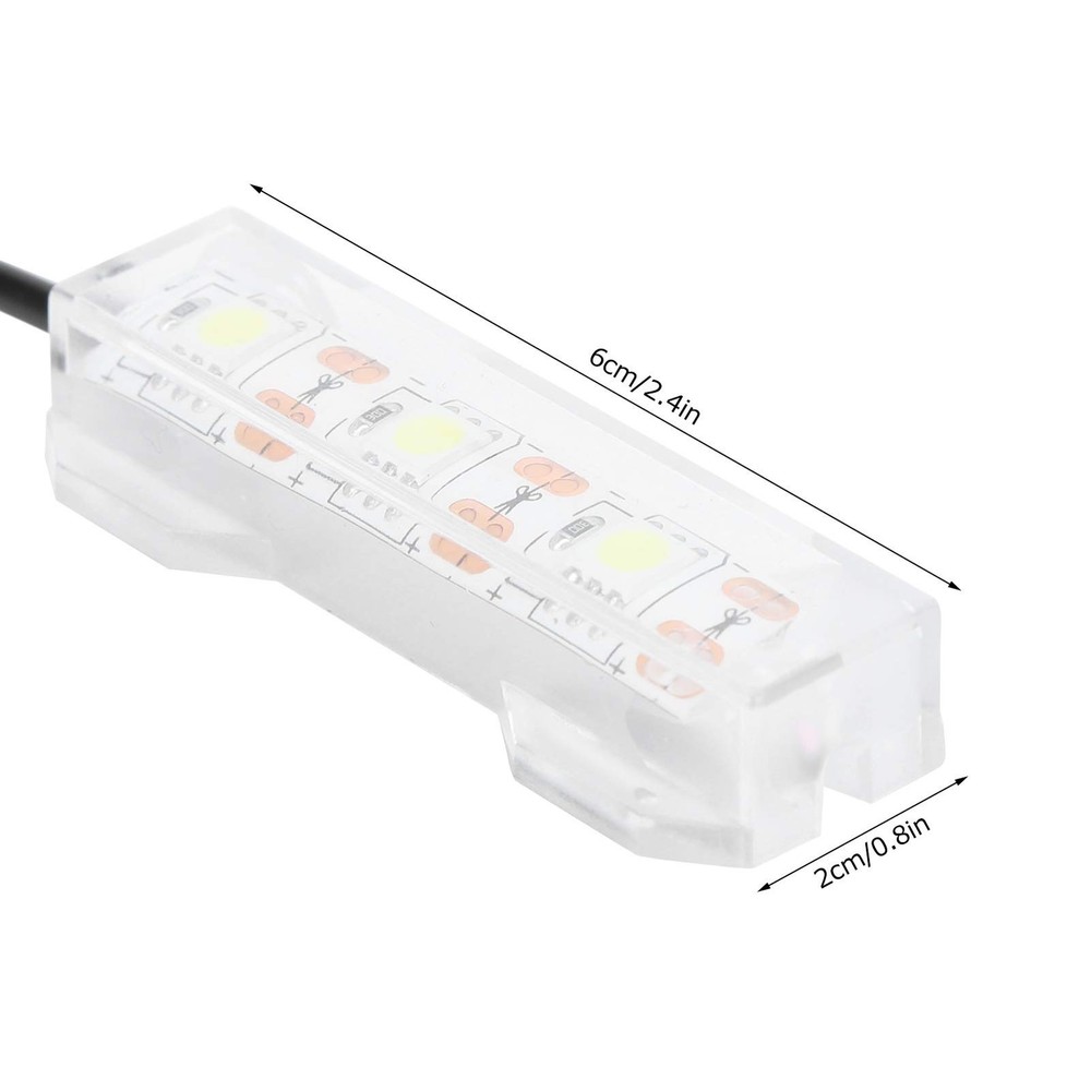 LED Aquarium Light, Light Weight USB Charging Underwater Light, Plastic Water...