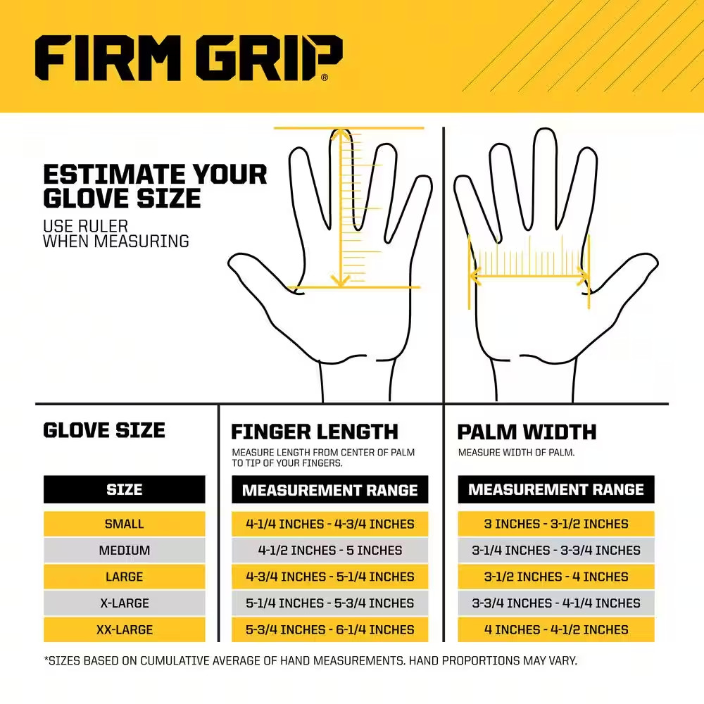 X-Large Flex Cuff Outdoor and Work Gloves