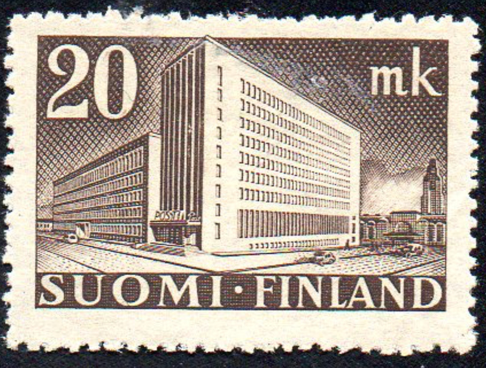 Finland #Mi318 MNH 1945 Post Administration Building [248]